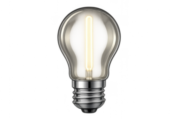 Glowing light bulb illuminating a new idea concept