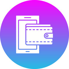 Fototapeta premium Digital Wallet Icon