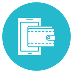 Fototapeta premium Digital Wallet Icon