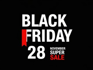 Black friday 28 november super sale promotional banner design for deals