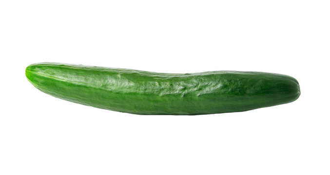 Fresh cucumber on transparent png