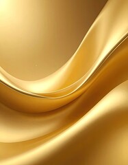 A fluid, abstract background of lustrous, swirling golden fabric or waves.