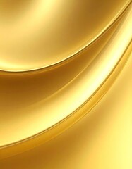 Abstract flowing golden fabric texture with elegant metallic curves and highlights.