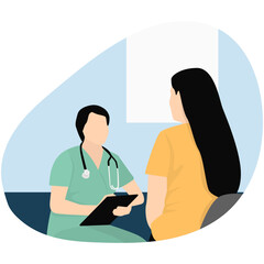 Medical Check Up Illustration