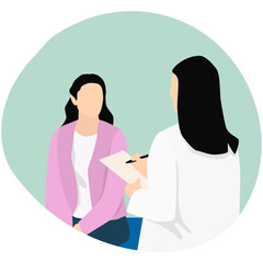 Medical Check Up Illustration