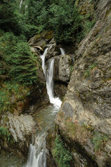 Alpine Waterfall in Zell am Ziller, Austria