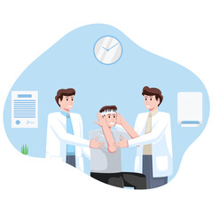 Medical Examination with Healthcare Professionals