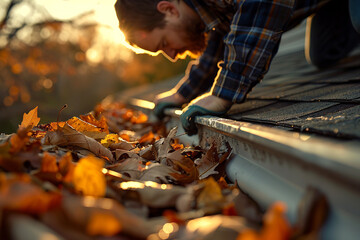 Home maintenance is important. Autumn is time for home chores. Maintenance keeps house safe. Chores protect the health of your house.
