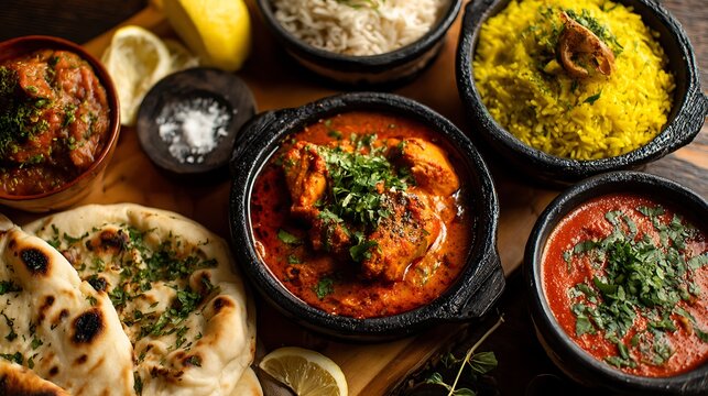 Delicious Indian Cuisine - A Culinary Feast of Flavors and Spices.