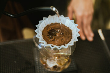 Hand drip coffee