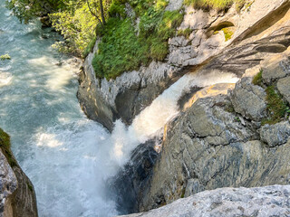 Aare Gorge Waterfall
