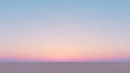 Soft Colors Painting the Tranquil Morning Sky