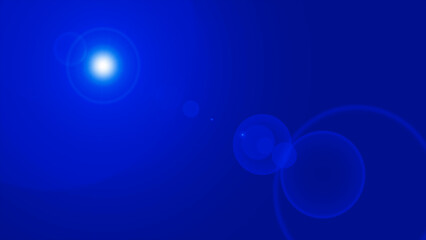 Abstract of lighting for blueberry blue digital lens flare background