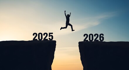 Leaping into the future embracing new year 2026 with optimism and success