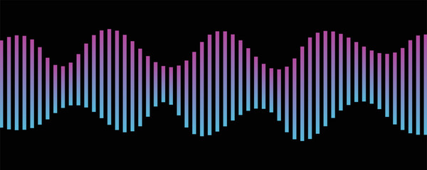 Colorful sound wave. Voice, audio energy concept, background
