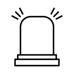 siren icon vector design template simple and modern