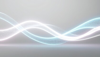 Quantum Data Flow, Tech Background. Future technology digital abstract background concept 