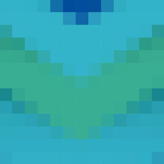 Blue pixel background. Geometric background. Banner. Sample. eps 10