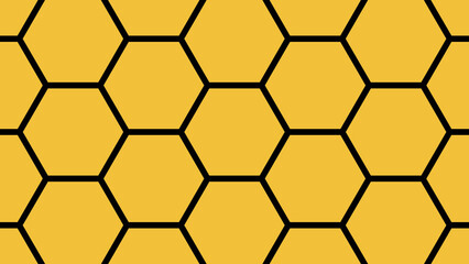 Seamless Honeycomb Pattern Background
