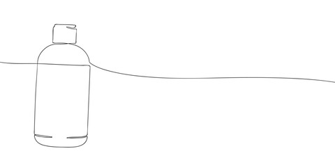 e line drawing of a person sailing an ice boat on runners. Minimalist linear illustration. Winter sport, sailing, racing and outdoor recreation concept for design and education.