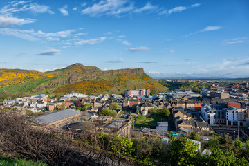 City of Edinburgh Cityscape in Scotland