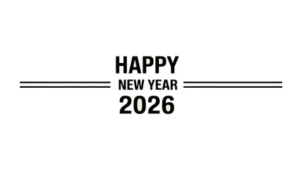 New Year 2026 Wishes: A clean and simple message extending warm wishes for the upcoming year, a hopeful outlook for the next chapter.