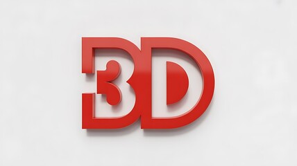 3d business concept icon with modern text and symbol design