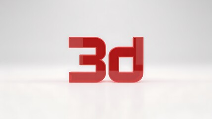 3d business concept icon with modern text and symbol design