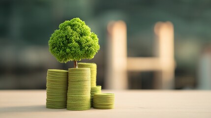 A clear visual business plan for reducing industrial carbon emissions through recycling.