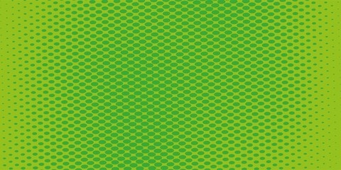 Abstract green and turquoise pop art background with halftone dots in retro comic style