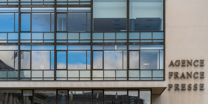 L'agence France Presse &agrave; Paris, France