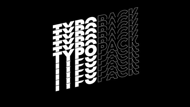Typography Kinetic 75