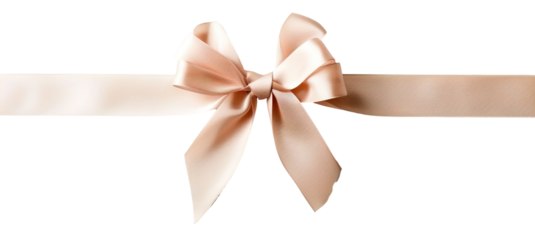This design features a delicate ribbon bow cut out and isolated on a transparent background. Ideal for use in various creative projects, the soft colors offer an elegant touch