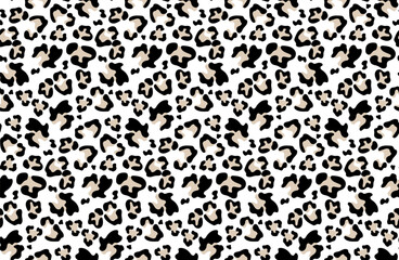 seamless pattern design. Jaguar, leopard, cheetah, panther fur. Abstract animals pattern background