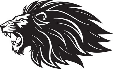 Angry tiger head isolated on white background, vector illustration.