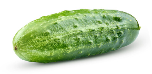 Cucumber isolated on transparent background. Fresh organic cucumber PNG