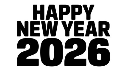 New Year Wishes 2026: A bold and modern design announces the arrival of 2026, offering a timeless message of celebration and hope for a fresh start.