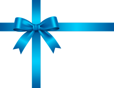 blue ribbon with bow, ribbon, gift, christmas, holiday, birthday, decoration, celebration, red, present, satin, vector, design, anniversary, xmas, knot, element, object, color, shiny, decor, silk, ill