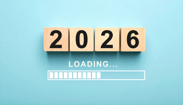 2026 calendar wooden block new year planning organization schedule timeline sustainable natural simplicity arrival agenda tactile minimalist composition suggesting fresh start and thoughtful