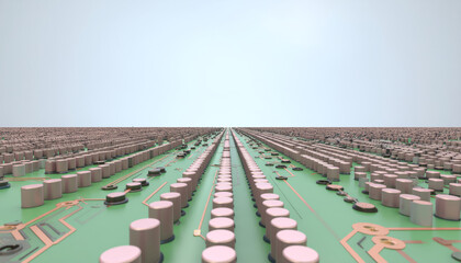 Electronic Circuit Board Micro Components Digital Technology