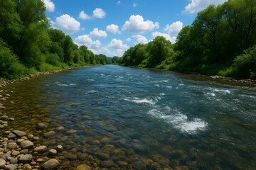 river in the forest