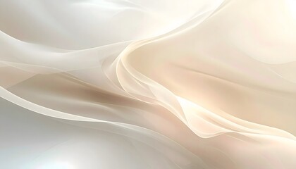 Silken flows of ethereal light abstract