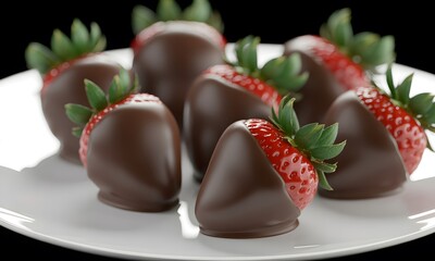 Indulge your senses with decadent chocolate covered strawberries, the perfect treat for celebrations, romantic gestures, or simply a sweet escape