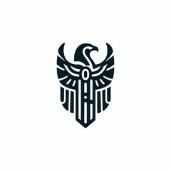 Horus Egypt God Logo