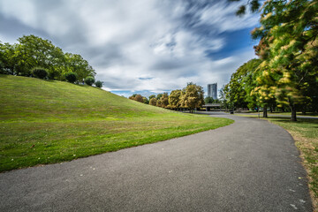 Freizeitpark Rheinaue Bonn (Langzeitbelichtung)