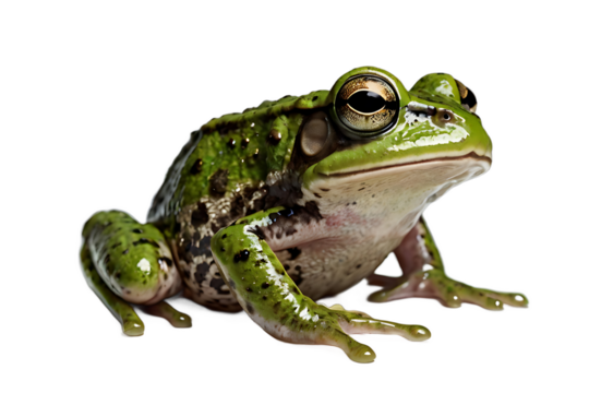 Frog Isolated White Background ,Transparent PNG - Powered by Adobe