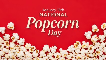 Celebrate National Popcorn Day on January nineteenth
