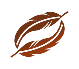 Feather Logo Template