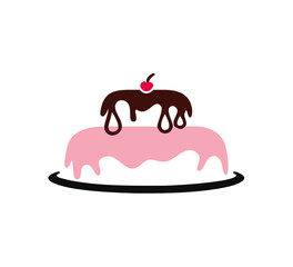 Cupcake Cream Simple Logo template