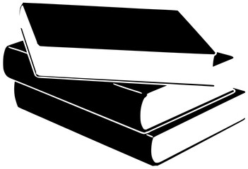 book illustration journal silhouette notebook logo paper icon diary outline note page planner notepad pen sheet business plan school shape women vector graphic background